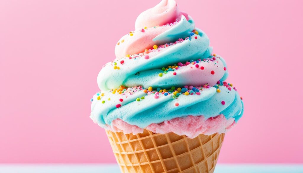 cotton candy ice cream