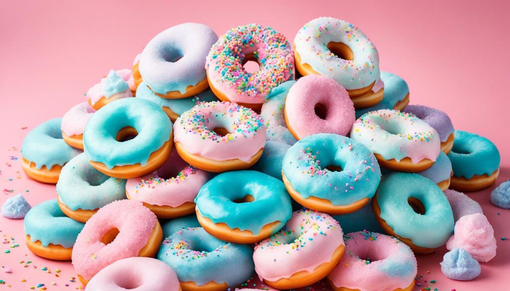 Cotton Candy Donuts