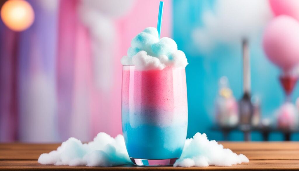 cotton candy beverage