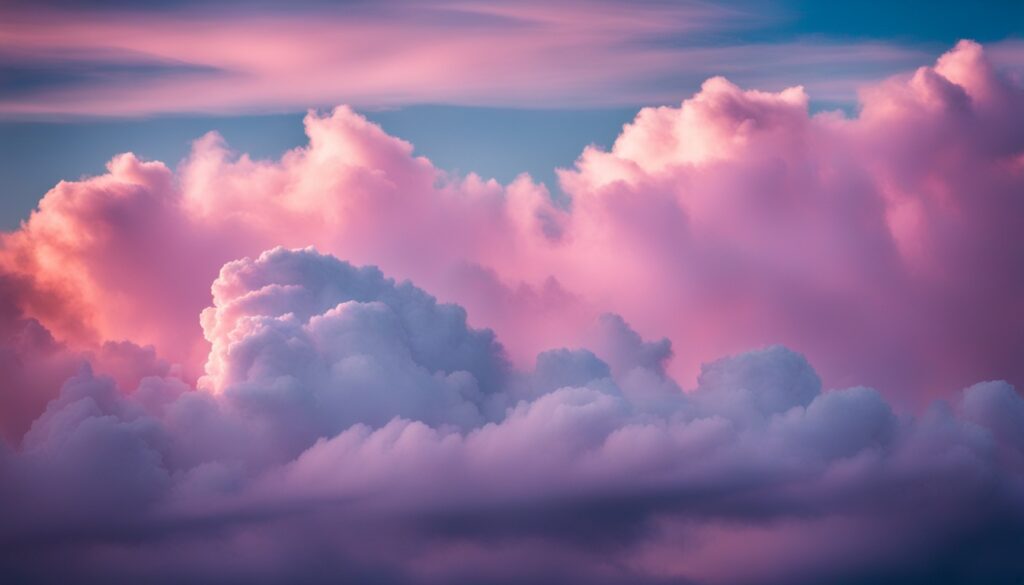 cotton candy clouds