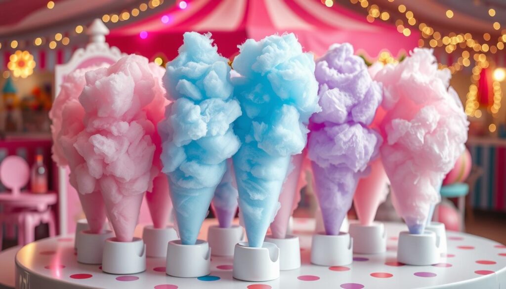 cotton candy cones