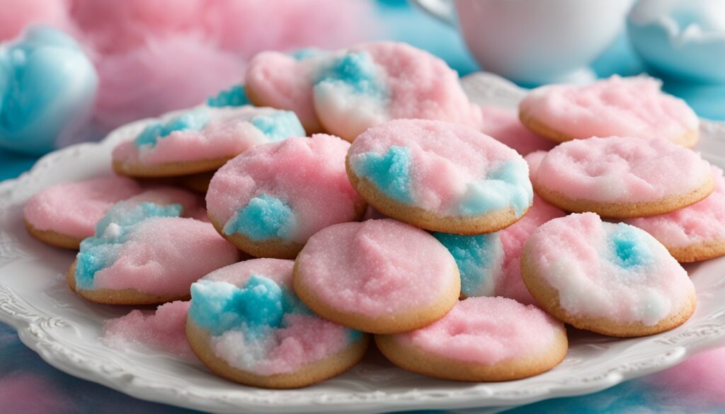 cotton candy cookie