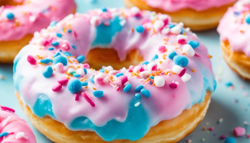 cotton candy donut