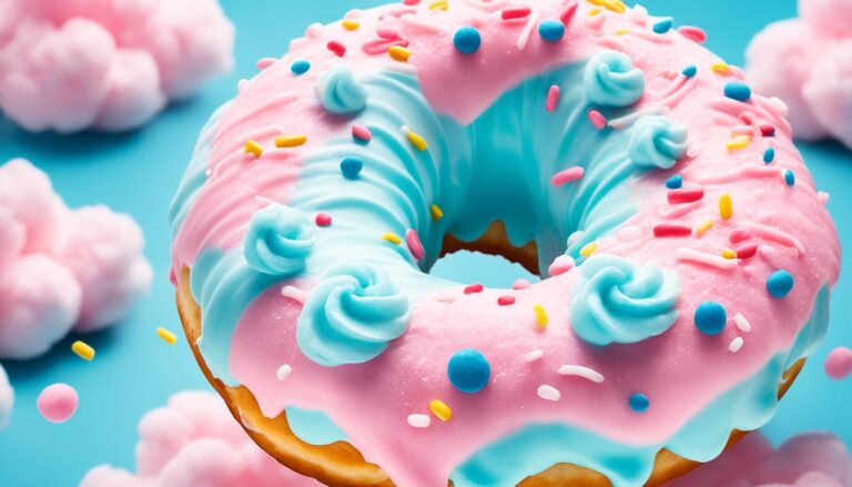 cotton candy donut