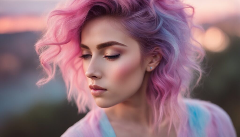 cotton candy hair