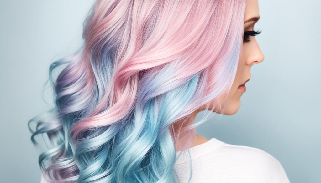 cotton candy hair