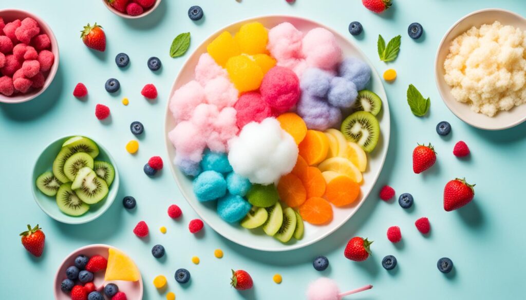 cotton candy in a balanced diet