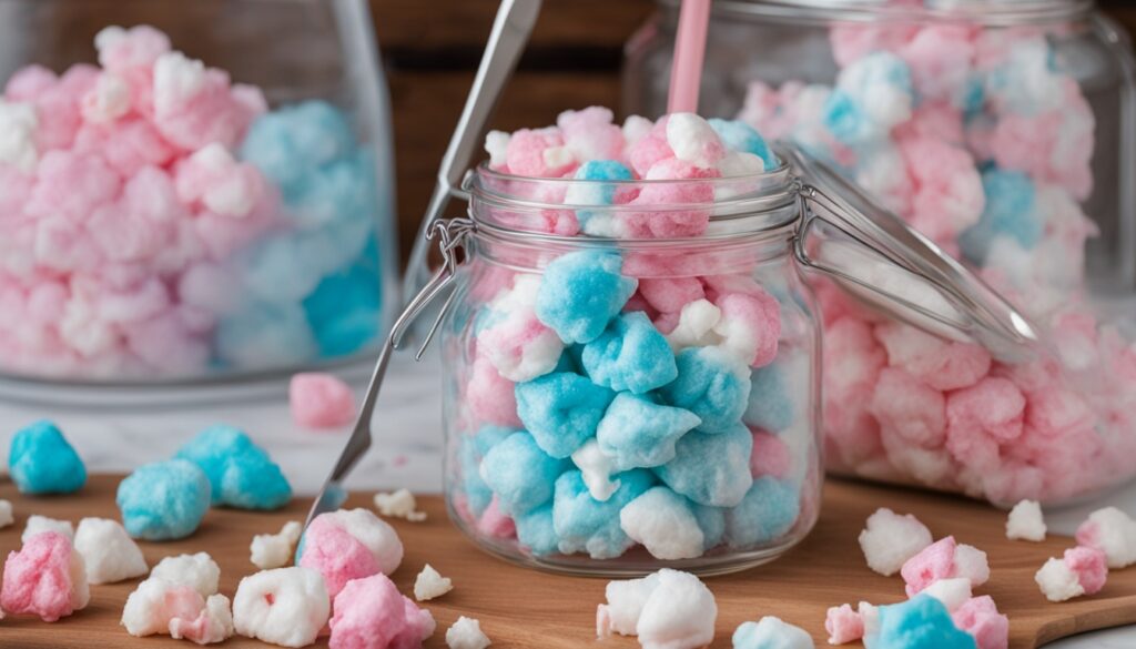 cotton candy popcorn storage