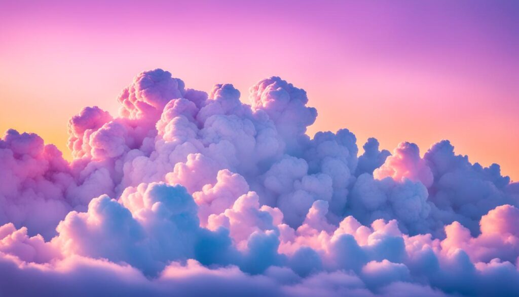 dreamy cloud shapes