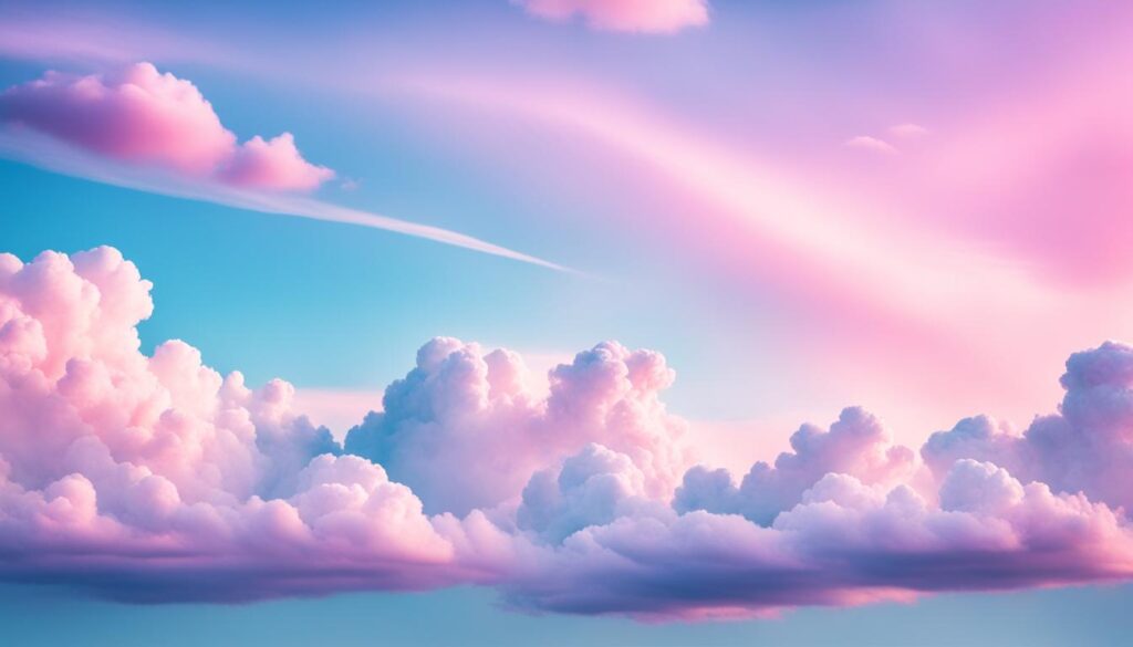 dreamy cloud shapes