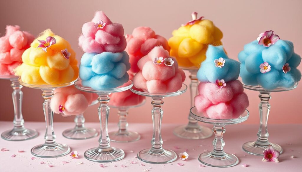 Elevated Cotton Candy Treats