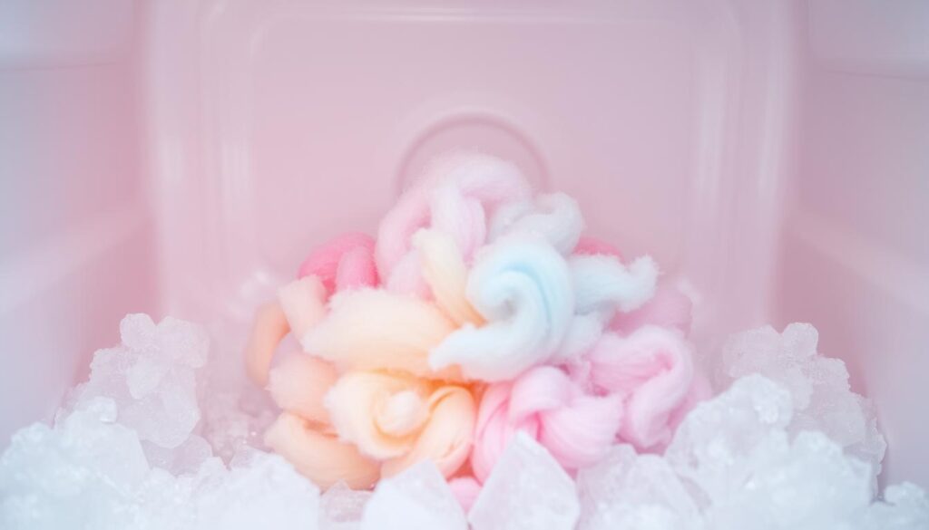 can you freeze cotton candy