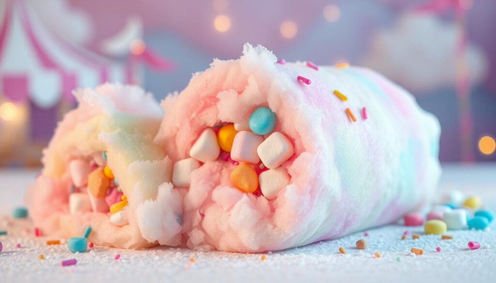 cotton candy burrito