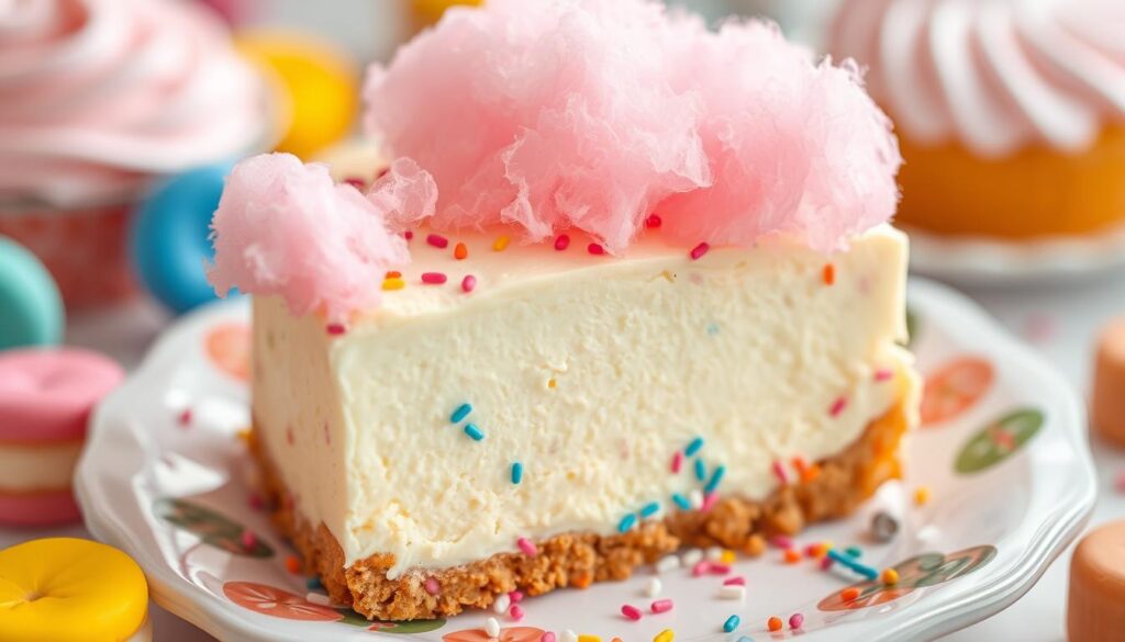 cotton candy cheesecake