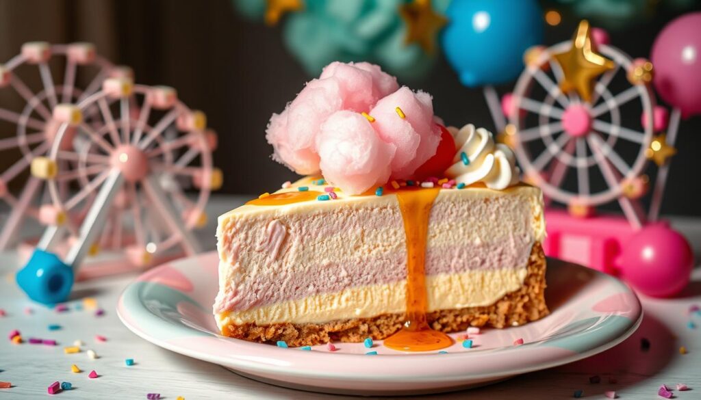 cotton candy cheesecake