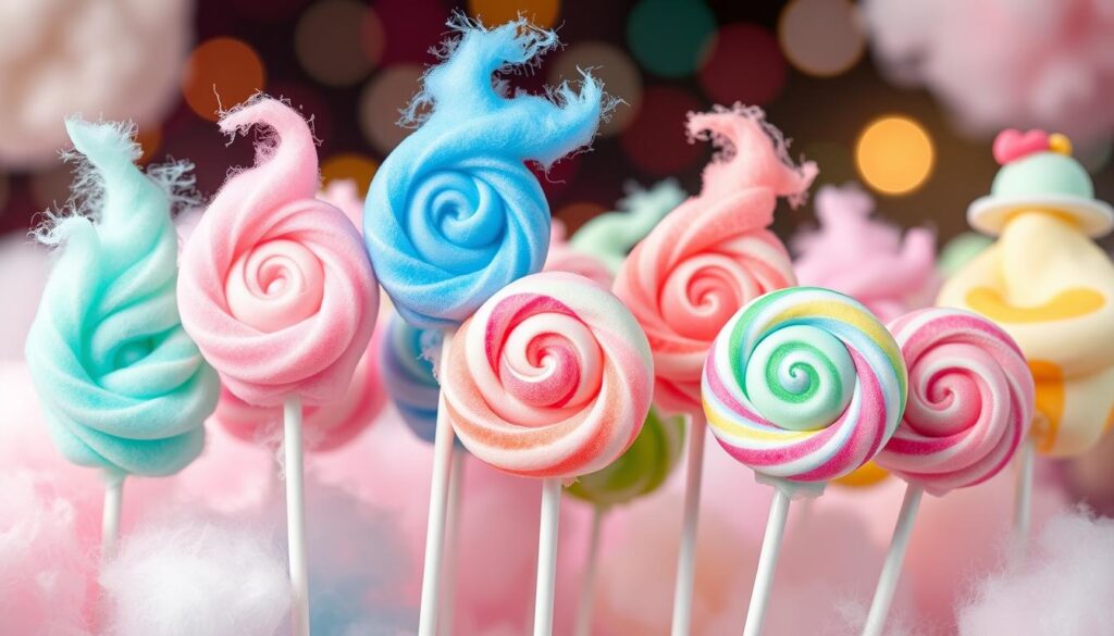 cotton candy lollipop flavors