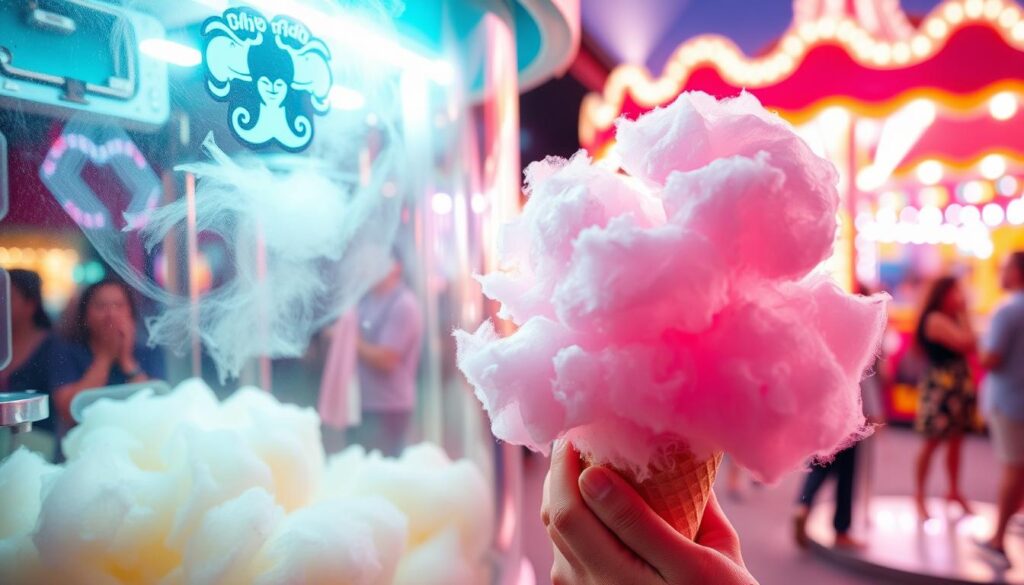 cotton candy making process