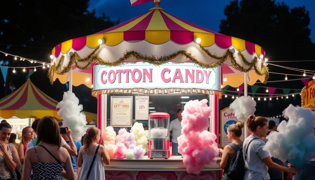 cotton candy stand